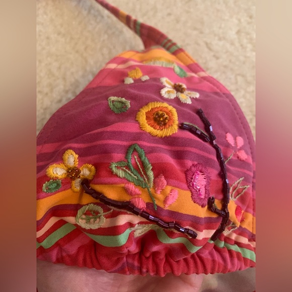 RYGY multicolored bikini with embroidered and beaded top from South Moon Under. - Picture 4 of 4